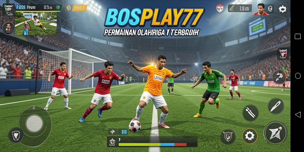 Tampilan menarik dari gameplay olahraga BOSPLAY77 yang seru.