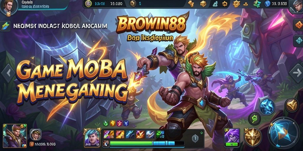 Gameplay seru BROWIN88 dengan pertarungan epik.