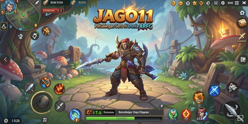 Tangkapan layar dari gameplay seru JAGO11 yang menunjukkan pertarungan epik.