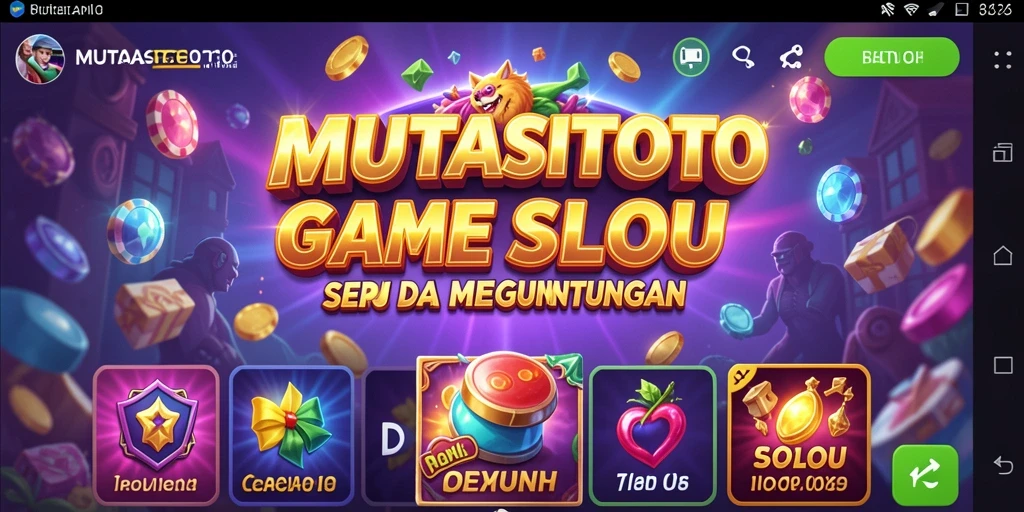 Tampilan gameplay menarik dari MUTASITOTO yang penuh warna.
