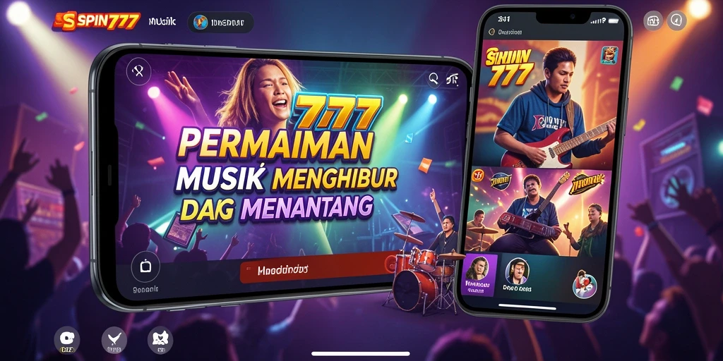 Screenshot gameplay SPIN777 menampilkan keseruan bermain musik.