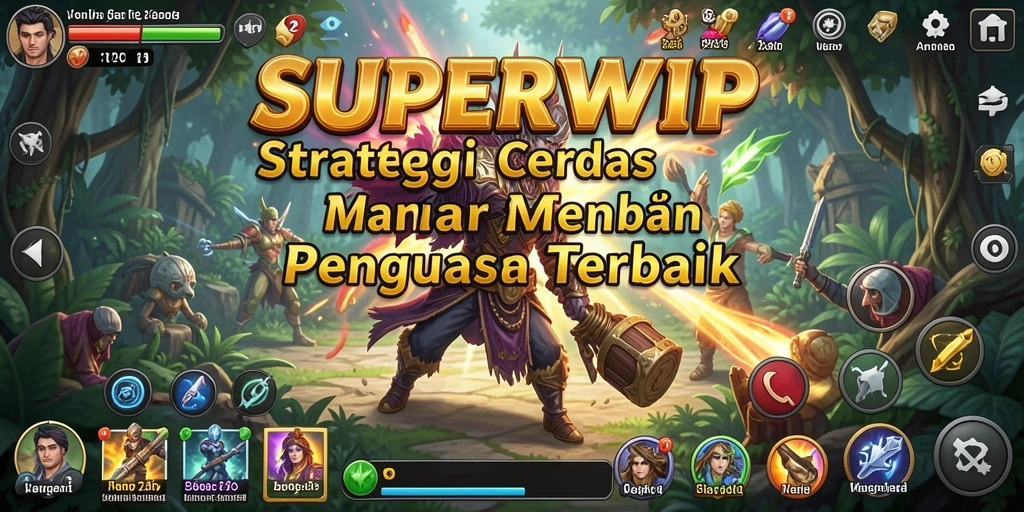 Tampilan gameplay menarik dari SUPERVIP dengan strategi mendalam.